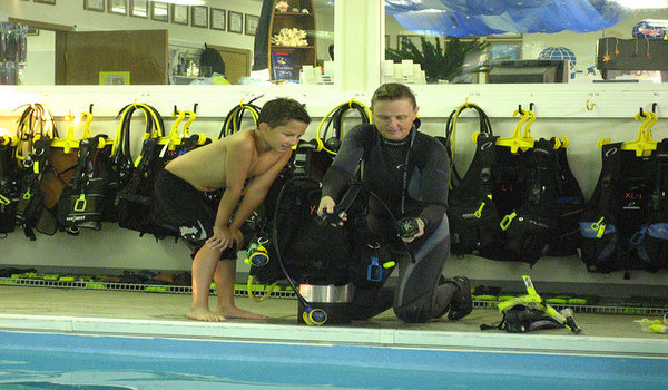 scuba diving kids